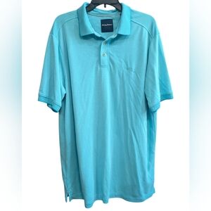 Tommy Bahama Men's Turquoise Polo Shirt